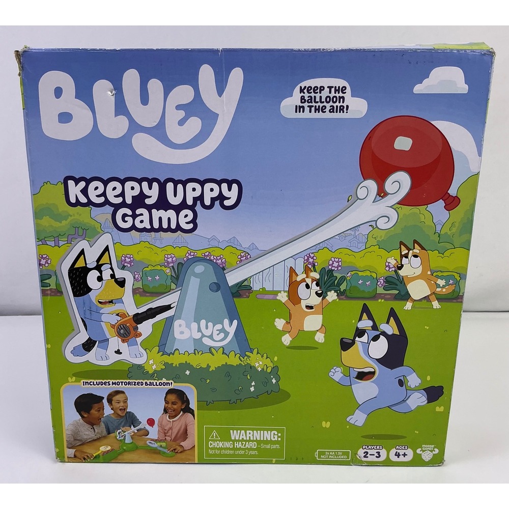 Bluey Keepy Uppy Game Moose Games Motorized Balloon‎ Action Family Game